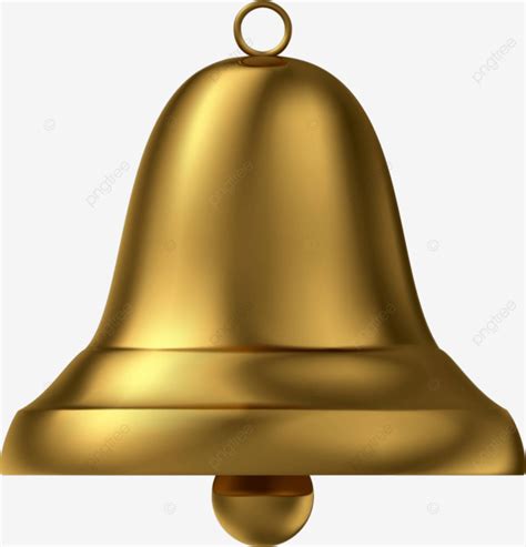 Golden Bell Object Xmas Ding Dong Vector Object Xmas Ding Dong Png