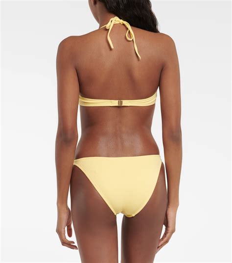 Alba Bandeau Bikini Bottoms In Yellow Melissa Odabash Mytheresa