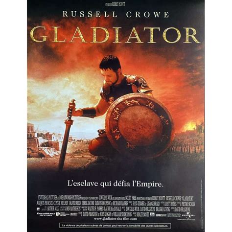 Affiche De Cin Ma Fran Aise De Gladiator X Cm