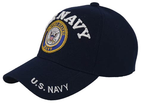 New Us Navy Round Ball Cap Hat Navy