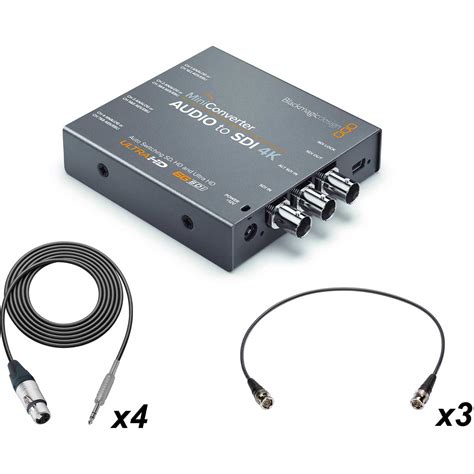 Blackmagic Design Audio To Sdi 4k Embedder Mini Converter Kit With Sdi