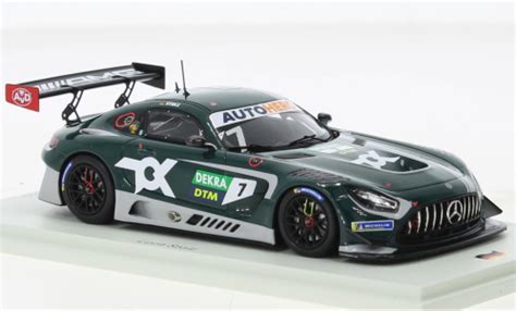 Miniature Mercedes AMG GT 1 43 Spark 3 No 7 AMG Team Toksport WRT DTM