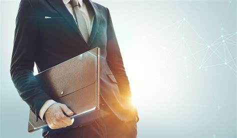 Businessman With A Leather Brifecase Premium Photo Rawpixel