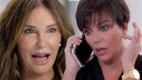 Kris Jenner Freaking Out About Caitlyn Jenner Having Her Own Reality Show Youtube