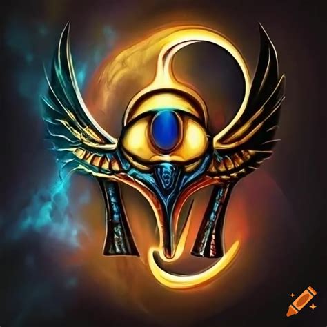 Detailed Artwork Of The Horus Symbol