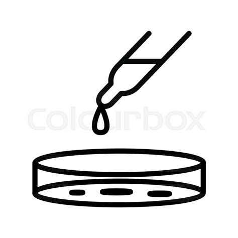 Microorganisms In A Petri Dish Royalty Free Vector Clip Art 3987370