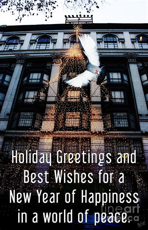 Holiday Greetings and Best Wishes for a New Year of Happiness in a ...