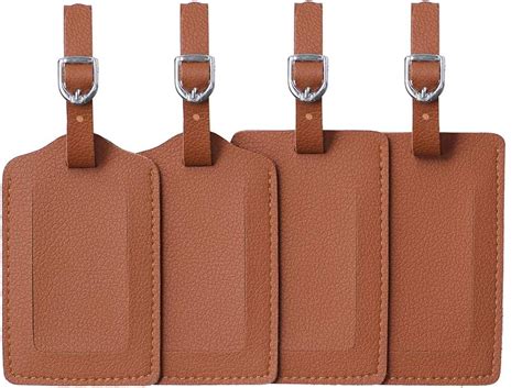 Vigorport Unisex Luggage TagLeather Identifiers Travel Tags For