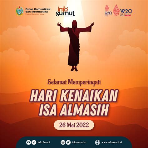 Selamat Memperingati Hari Kenaikan ISA ALMASIH Info Sumut