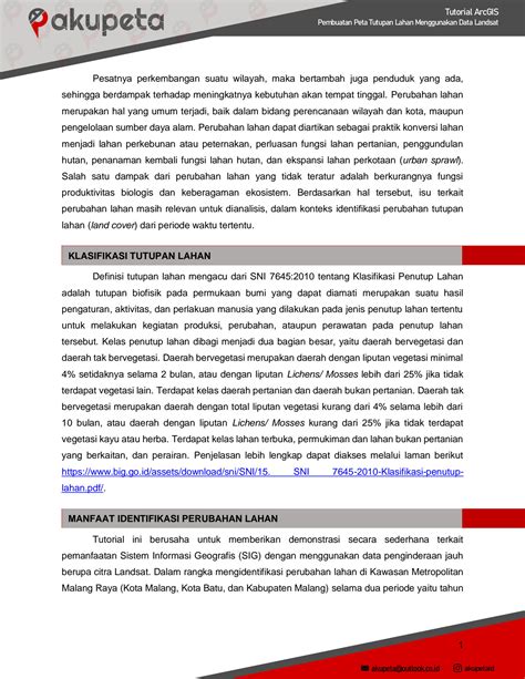 Solution Tutorial Arcgis Pembuatan Peta Tutupan Lahan Data Landsat