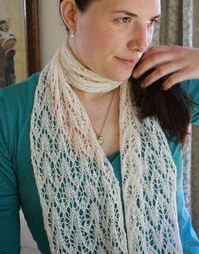 Lace Scarf Knitting Pattern A Knitting Blog