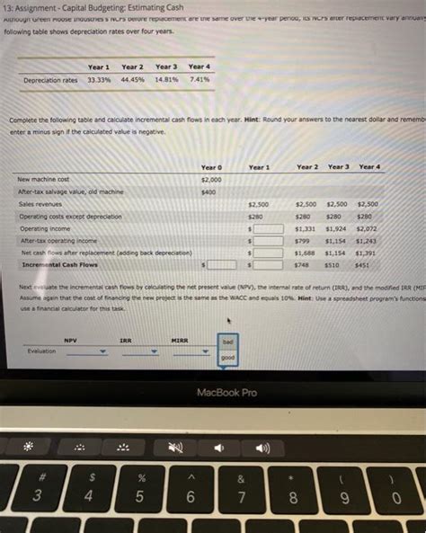 Solved Replacement Analysis Green Moose Industries Is A Chegg