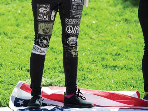 Protester stepping on flag stirs emotion, controversy among students ...