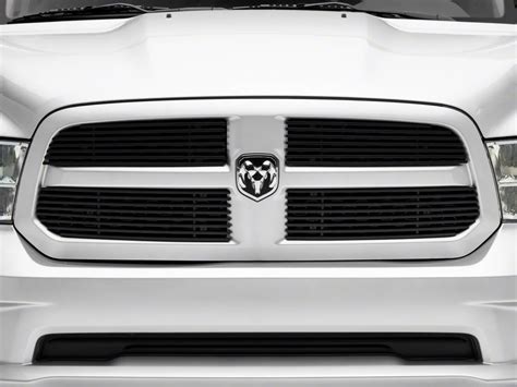 RAM 1500 Stainless Steel Billet Upper Grille Overlay Black 13 18 RAM