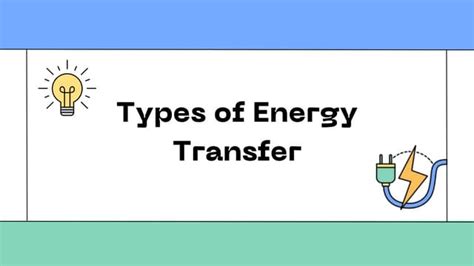 Types of Energy Transfer Colorful Lined Illustrated Presentation ...