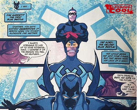 Blue Beetle, Past, Present, Future, And A Sidekick (DC Spoilers)