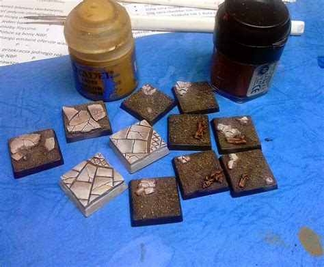 Pinatwar Miniature Basing Tutorial Highland Bases Step By Step