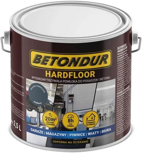 Farba Betondur Farba Do Betonu Hardfloor Grafitowa 2 5 L Opinie I