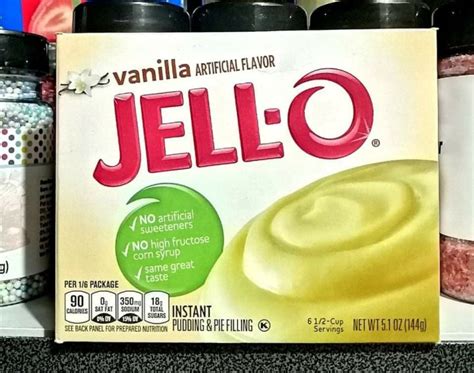 Jell O Vanilla Flavor Instant Pudding And Pie Filling Oz G