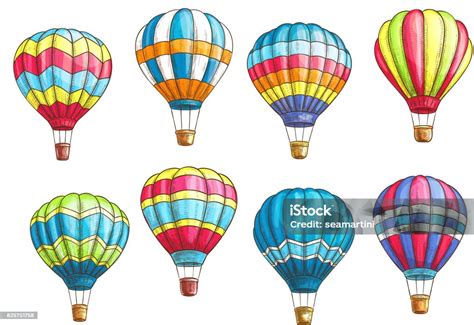 Hot Air Balloon Template Printable