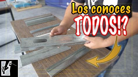 Materiales BÁsicos Para Drywall Y Plafones 1 Metales Y Perfiles Ligeros Y Estructurales Youtube