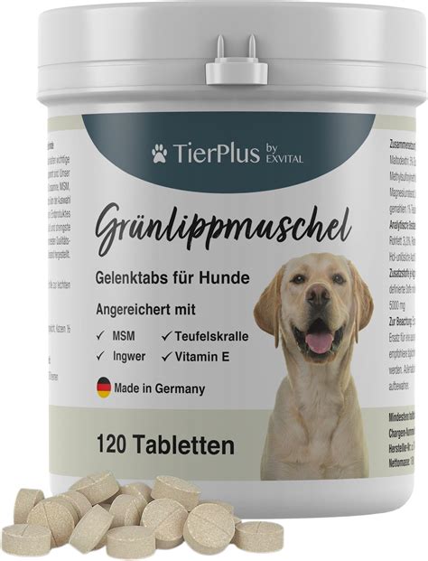 Gelenktabletten Hund I Testsieger I Made In Germany I Gr Nlippmuschel