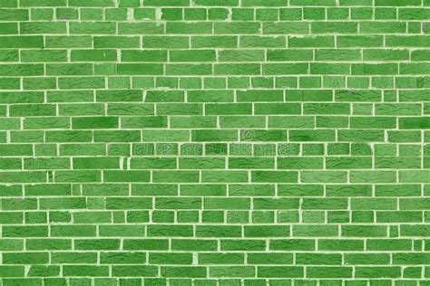 Brick Wall With Unusual Green Bricks Stock Photo Image Of Material