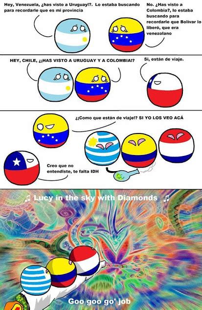 Uruguay Colombia y Paraguay son unos loquillod - Meme subido por ...