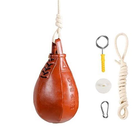 Boxing Slip Bag Speed Bag Boxing Dodge Bag Maize Slip Ball Brown