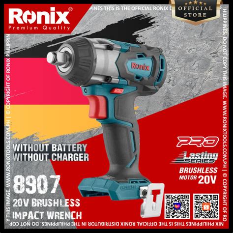 Ronix 8907 BODY ONLY Cordless Tools 20V High Torque Brushless Motor 1