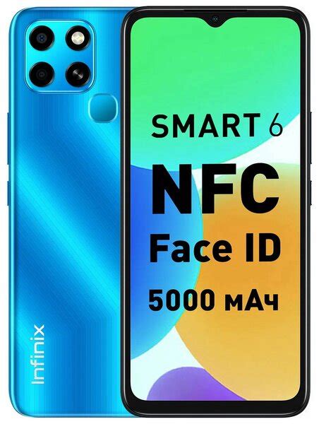 Emporia Смартфон Infinix X6511 Smart 6 32Gb 2Gb бирюзовый моноблок 3G ...