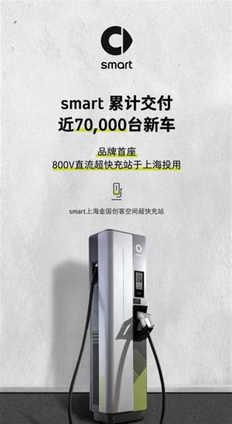 Smart首座800v直流超充站投用，8分钟增加续航400公里 充电站 国际充换电网