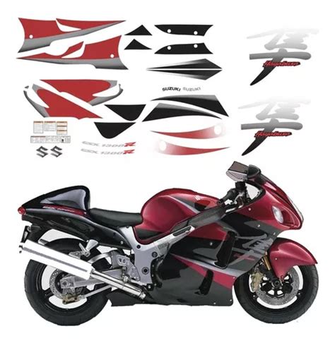 Kit Adesivos Para Suzuki Hayabusa Gsx R Cor