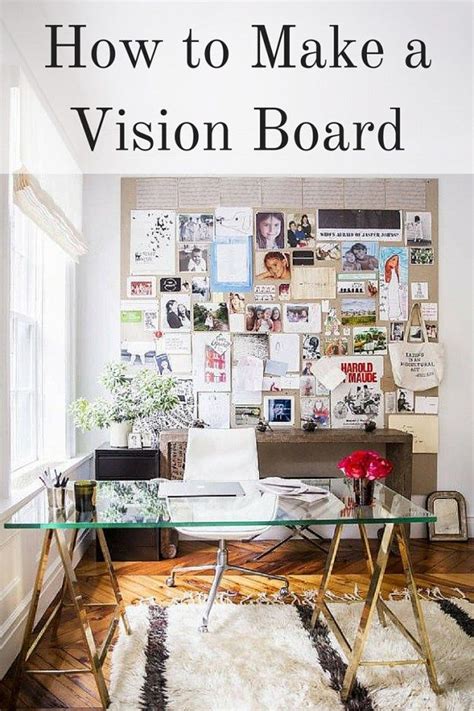 How To Make A Vision Board Elana Lyn Workspace Inspiration Vision