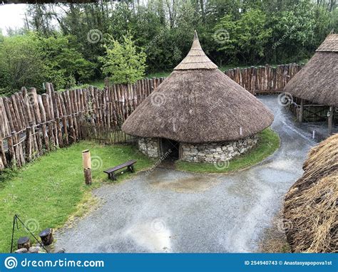 Historical Viking Houses Reconstructed In Irish National Heritage Park