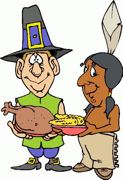 Pilgrims And Indians Clip Art Pilgrimandindian6 Clipart Clip Art Happy Thanksgiving Images