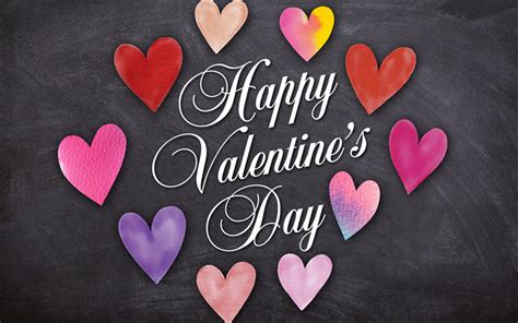 Download wallpapers Happy Valentines Day, 4k, hearts, creative ...