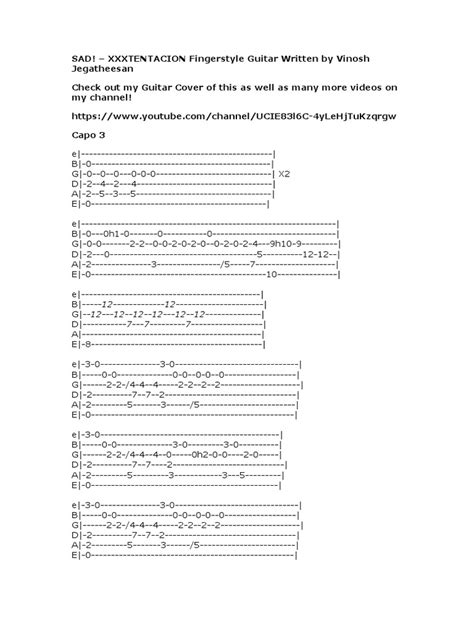 Sad Tabs Pdf Guitars Irish Musical Instruments