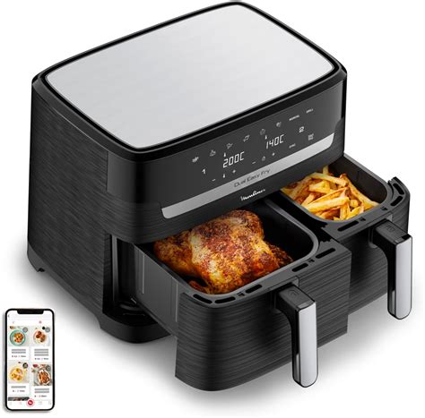 Ninja Foodi Dual Zone Airfryer Digital Tiroirs L En Sans