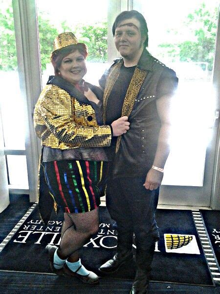 Me And My Brother Cosplaying As Columbia And Eddie From Rocky Horror At Fanboy Expo 2014 In