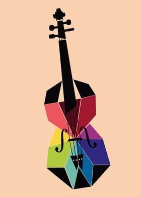 Violin Poster Picture Metal Print Paint By Skys Displate