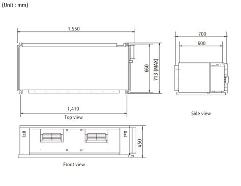 VRF Systems High Static Pressure Duct FUJITSU GENERAL Qatar