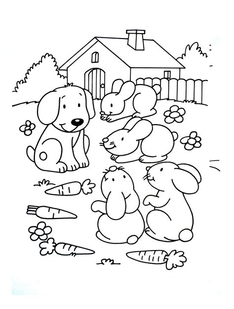 Dessins De Coloriage Animaux De La Ferme Imprimer Gratuit Imprimer