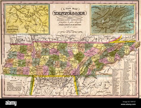 Tennessee Map Hi Res Stock Photography And Images Alamy