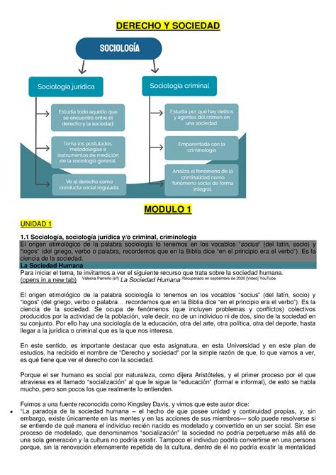 Derecho Y Sociedad Teoria DERECHO Y SOCIEDAD MODULO 1 UNIDAD 1 1