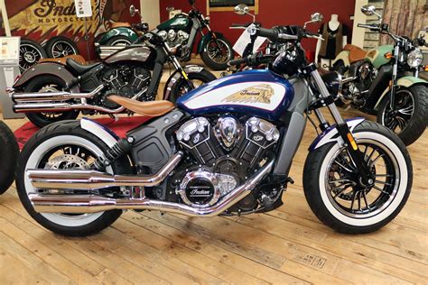 Custom Indian Scout Bobber Motorcycle By Moore Speed Racing Poole