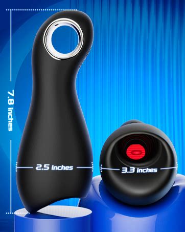 Male Sex Toys For Men Penis Vibrator Loop Handle Adult Toys With 10 Vibrating 5 Tongue