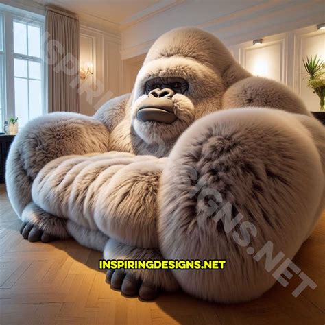 These Gorilla Sofas Bring The Jungle Right Into Your Living Room In