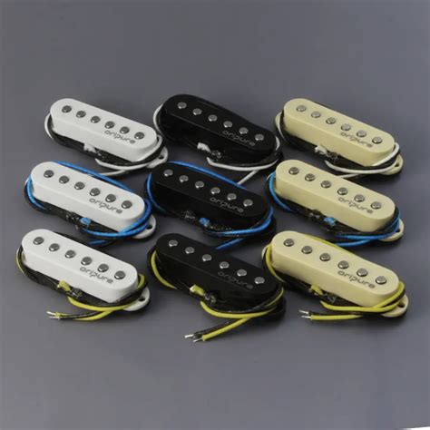 OriPure Set Of Neck Middle Bridge Pickups Vintage Flat Pole Alnico 5