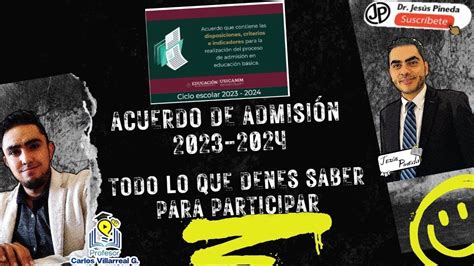 USICAMM Acuerdo para la admisión docente en básica 2023 YouTube